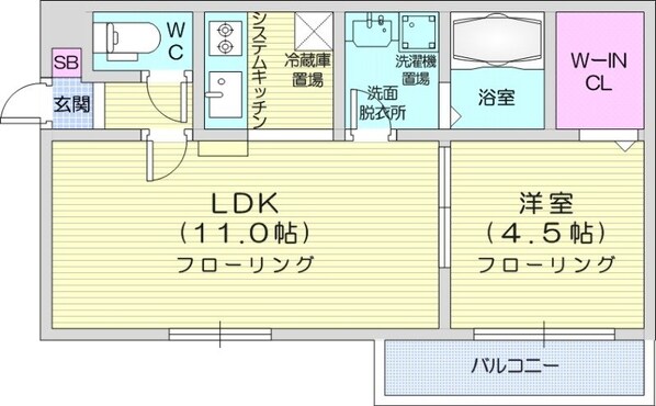 稲積公園駅 徒歩7分 3階の物件間取画像